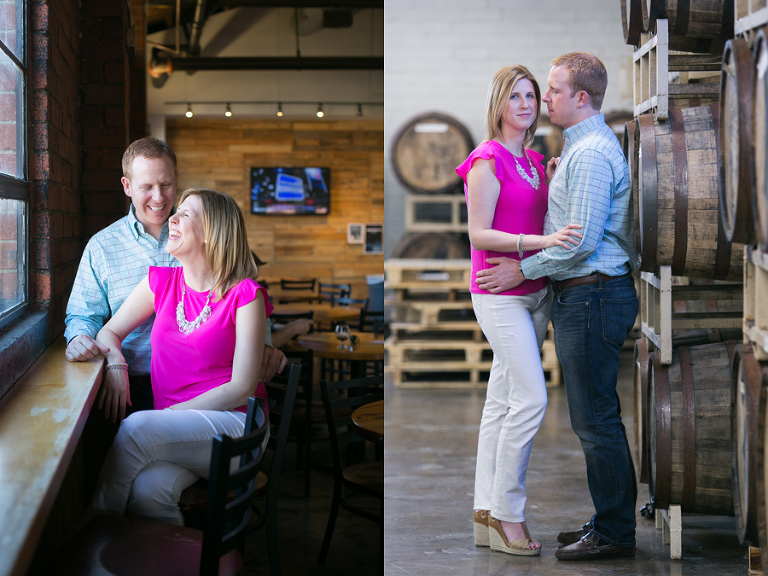 charlotte uptown engagement photos