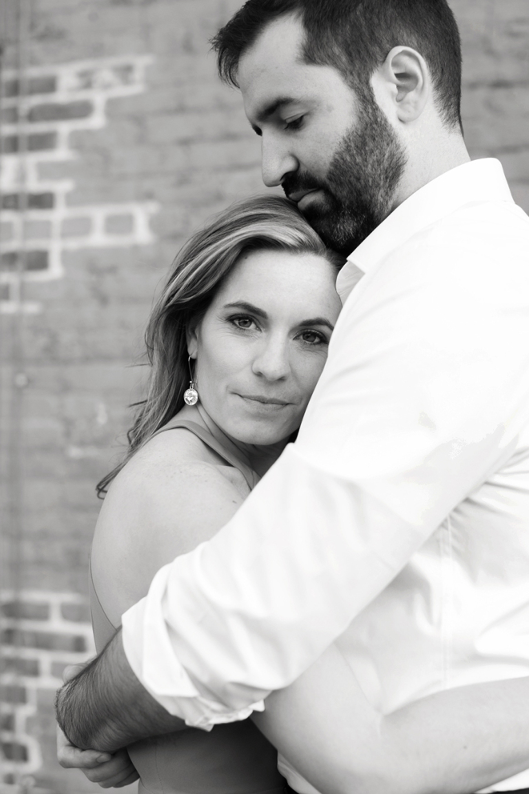 Asheville downtown engagement photos