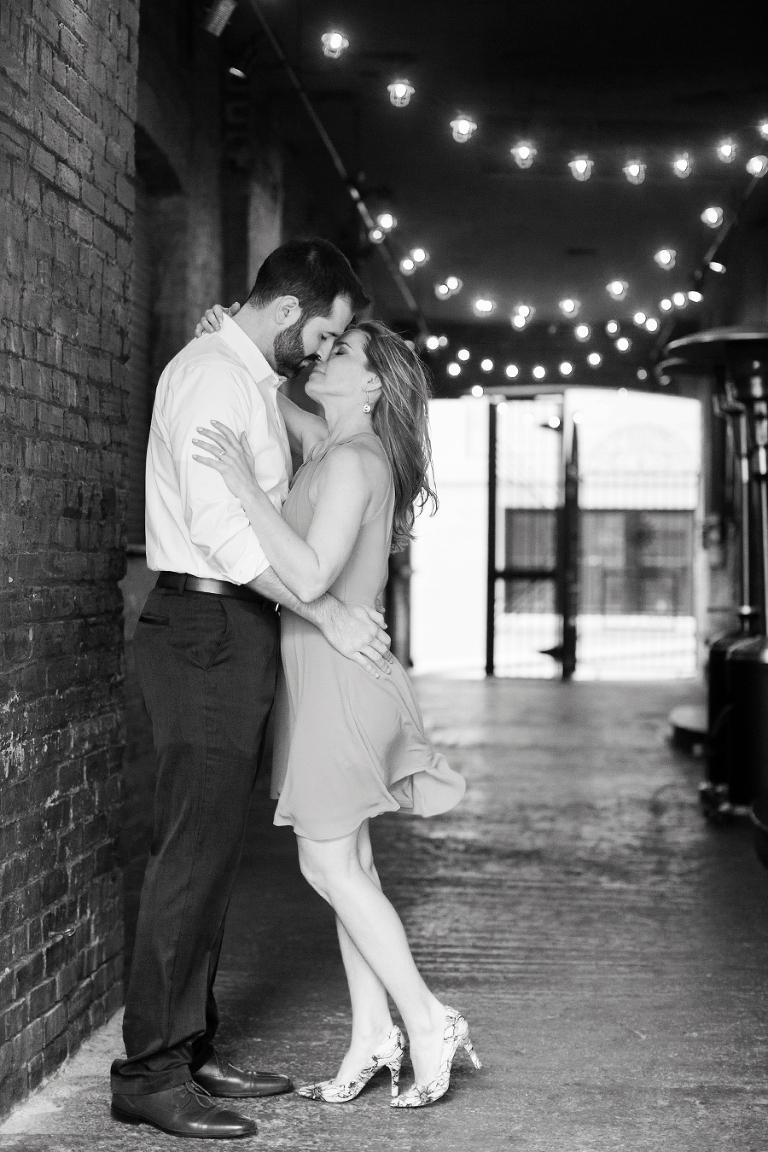 Asheville downtown engagement photos