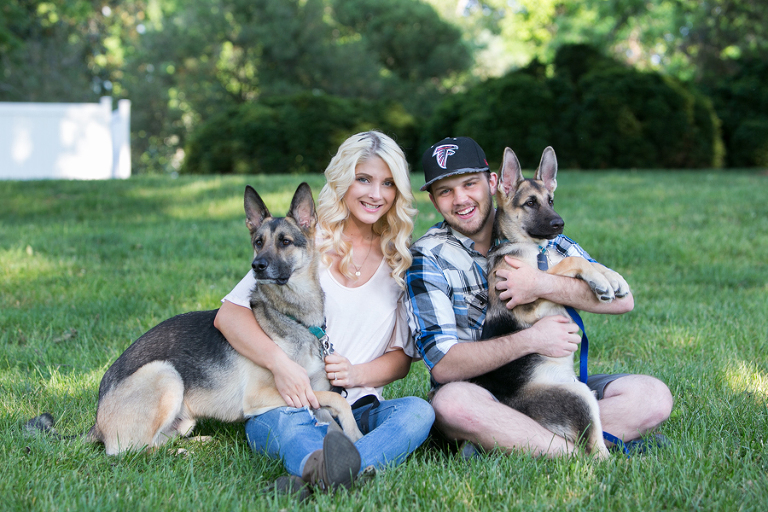 winston-salem tanglewood park engagement photos