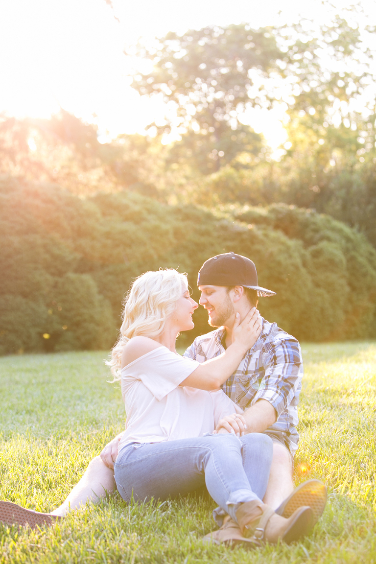 winston-salem tanglewood park engagement photos