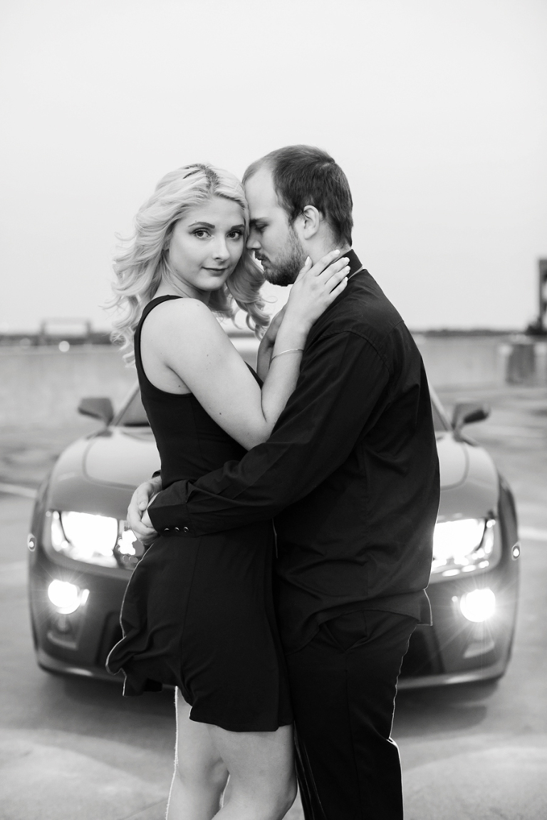 downtown winston-salem nc engagement photos