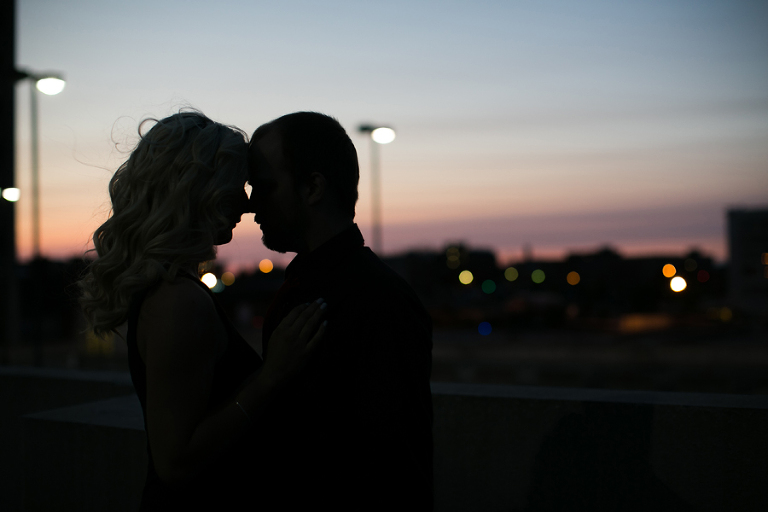 downtown winston-salem nc engagement photos