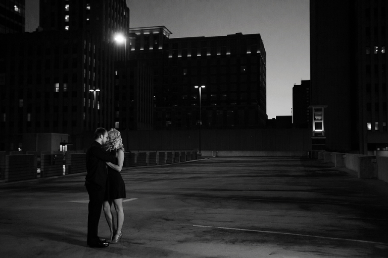 downtown winston-salem nc engagement photos