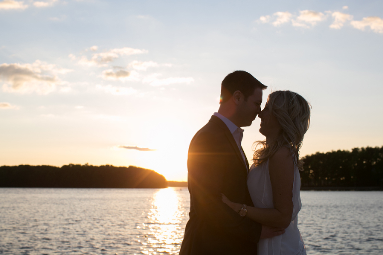 lake norman NC engagement photos