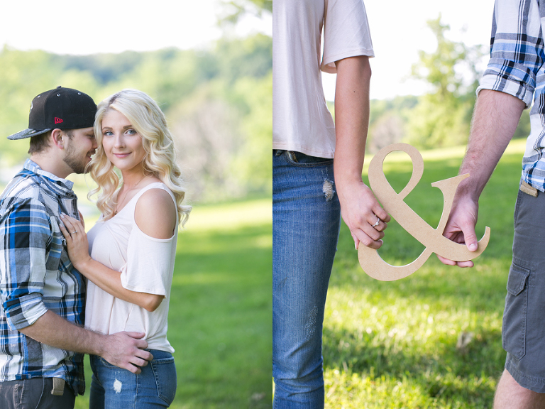 winston-salem tanglewood park engagement photos