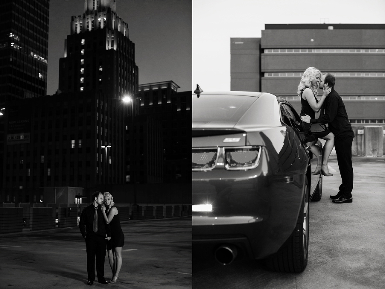 downtown winston-salem nc engagement photos