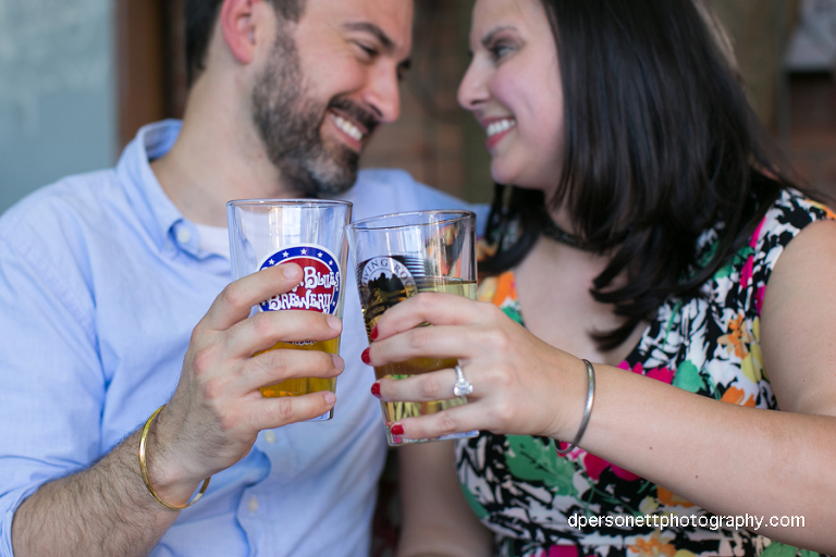 common market charlotte engagement photos 