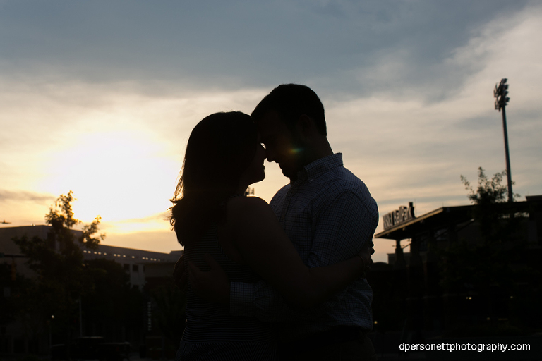 romare bearden park charlotte uptown engagement photos