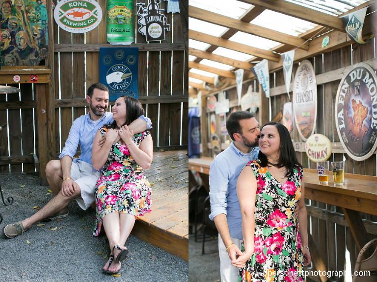 common market charlotte engagement photos 