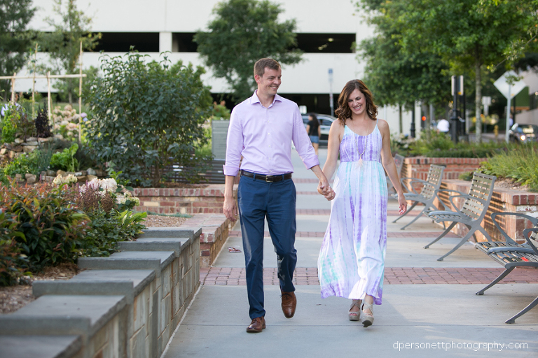 romare bearden park charlotte engagement photos