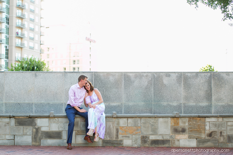 romare bearden park charlotte engagement photos