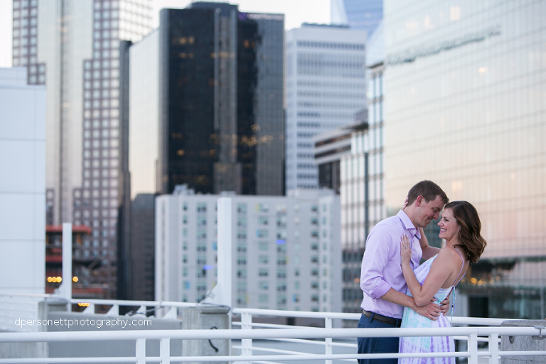 uptown charlotte engagement photos