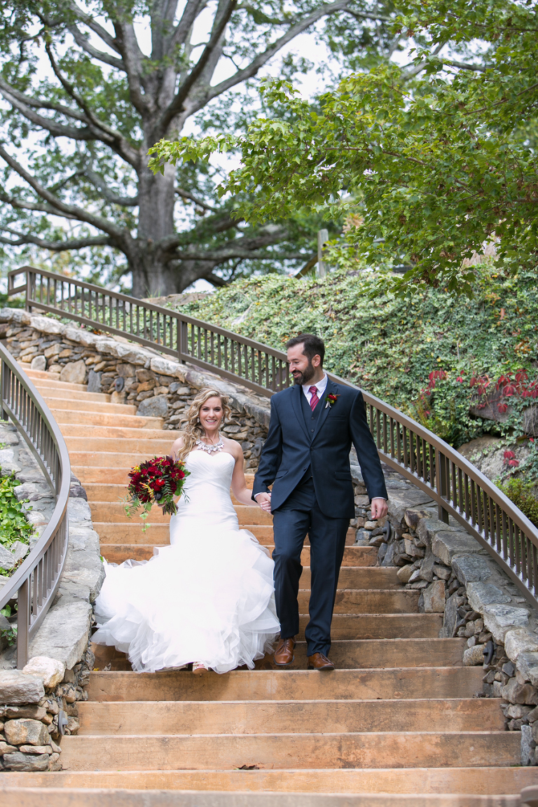 The cliffs at walnut cove wedding photos