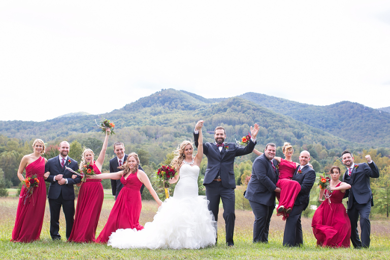 The cliffs at walnut cove wedding photos