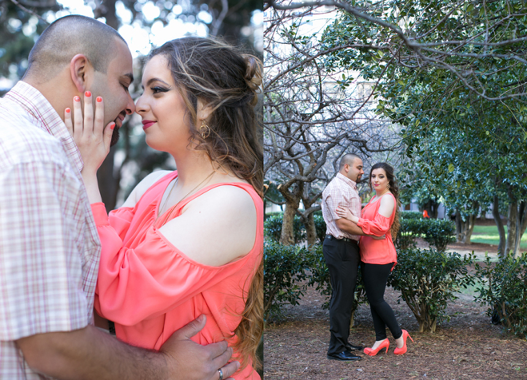 uptown charlotte engagement photo session