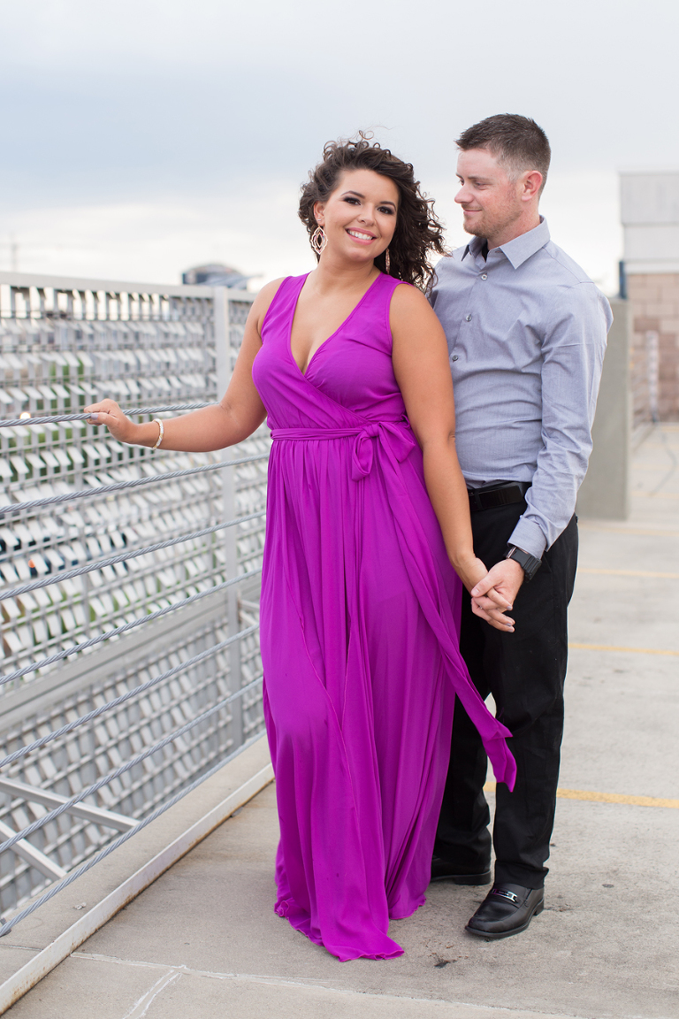 charlotte uptown engagement photos