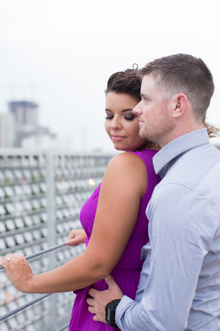 charlotte uptown engagement photos