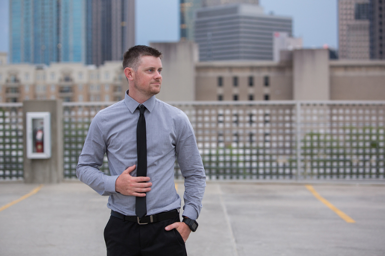 charlotte uptown engagement photos