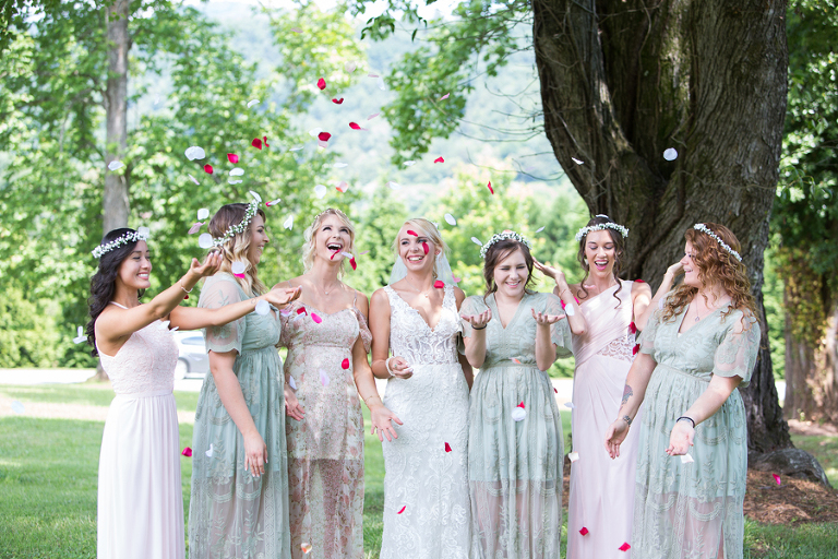 mismatched bridesmaid dresses