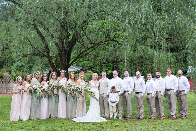 nc outdoor garden wedding