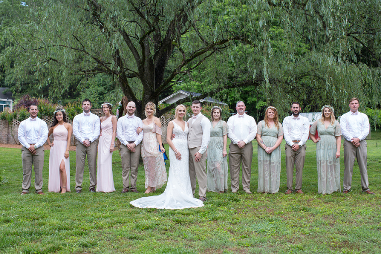 nc outdoor garden wedding