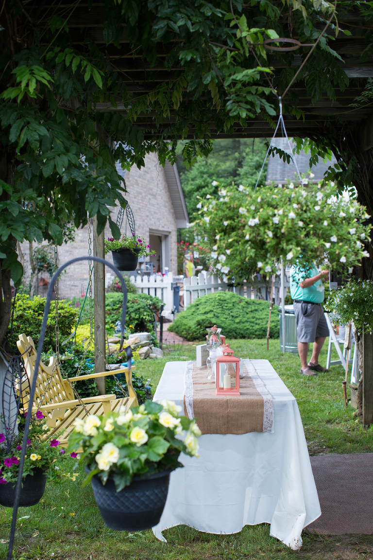 nc outdoor garden wedding