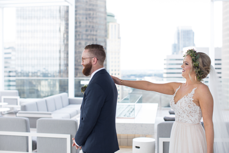 byron's southend nuvole rooftop twenty two charlotte wedding photos 