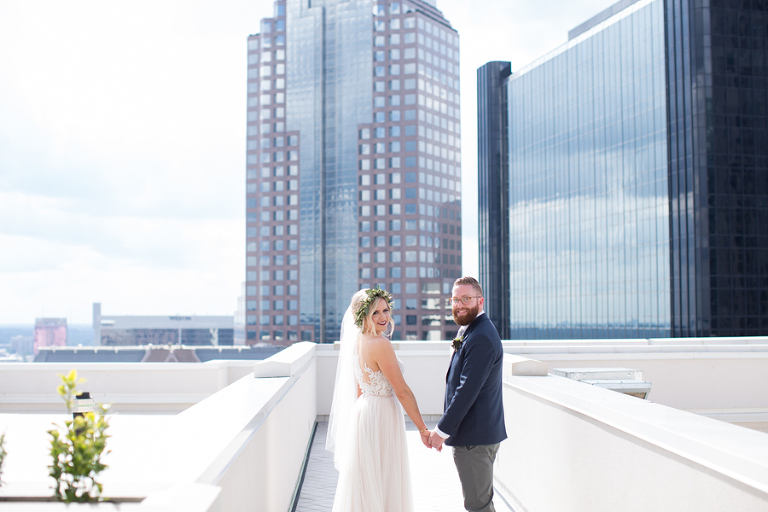 byron's southend nuvole rooftop twenty two charlotte wedding photos 