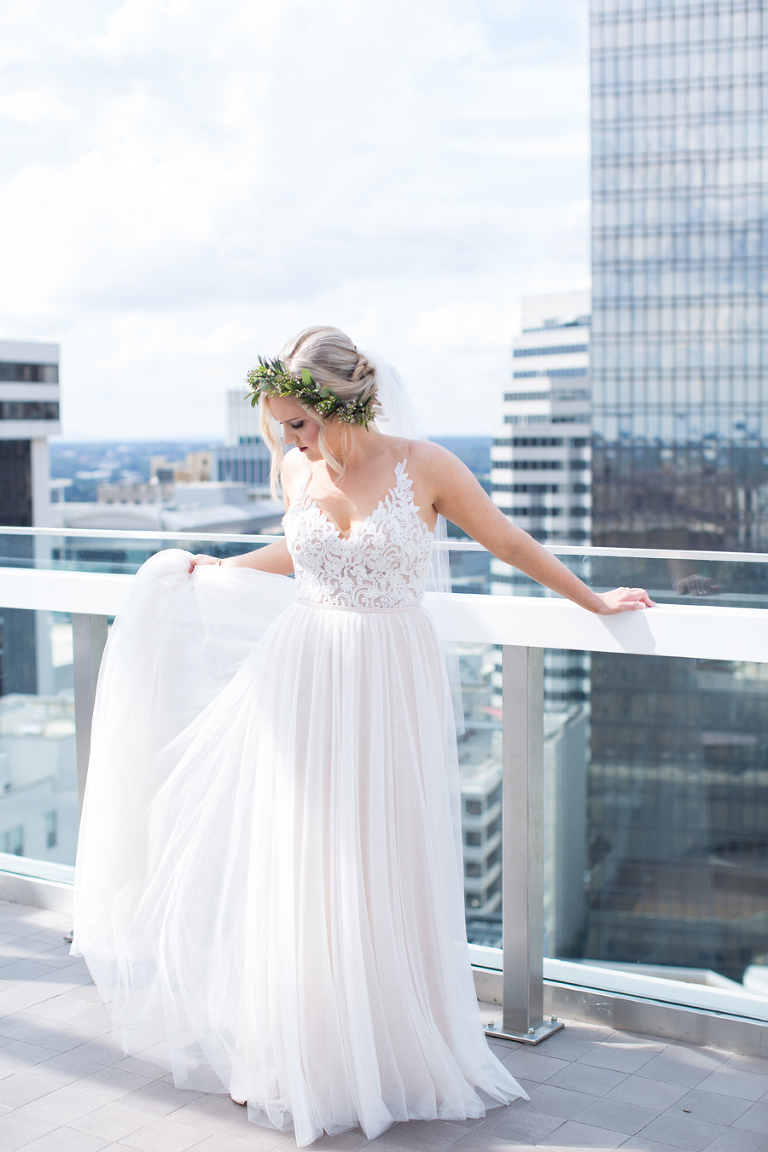 byron's southend nuvole rooftop twenty two charlotte wedding photos 