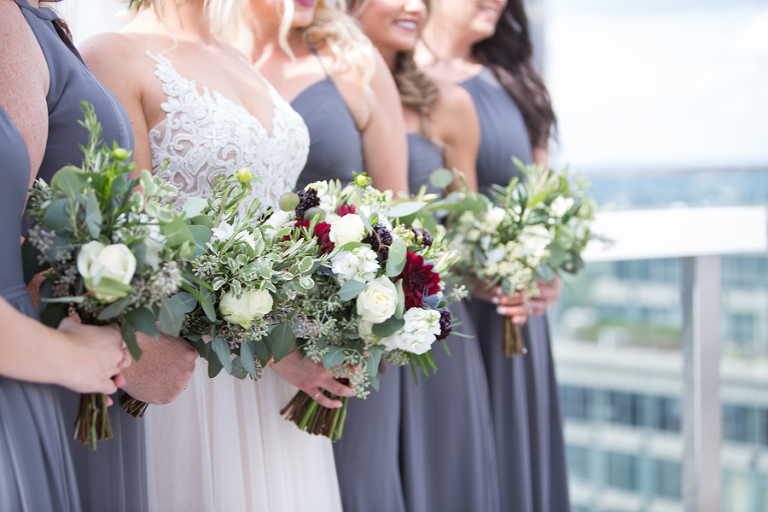 byron's southend nuvole rooftop twenty two charlotte wedding photos